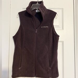 Columbia Dark Purple Fleece Vest